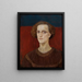 Portret van een man - Anna Berent — ingelijst kunstwerk aan de muur