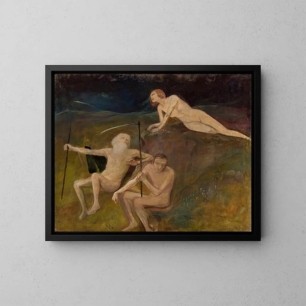 Moissonneurs - Anna Berent — ingelijst kunstwerk aan de muur