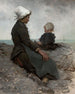 Aan de rand van de zee - Anna Bilińska-Bohdanowicz — weergave van het kunstwerk
