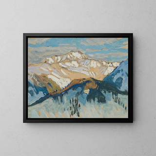 Anna Boberg - Mountains Study from Switzerland.webp