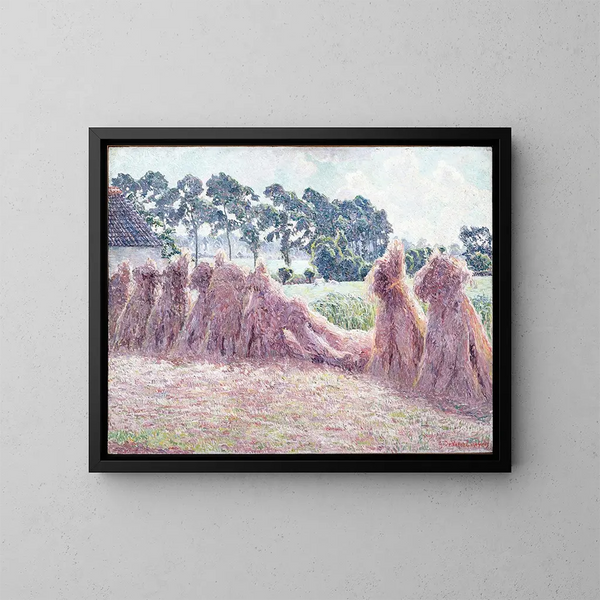 Zomer ochtend schilderij - Anna De Weert — ingelijst kunstwerk aan de muur
