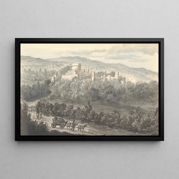 Anne Rushout - Gwrich Castle from the Road August 1830.webp