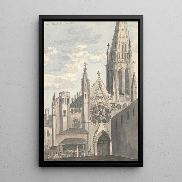 Reproductie van het schilderij Saint-Pierre Caen - Anne Rushout