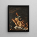 Pietà - Annibale Carracci — ingelijst kunstwerk aan de muur