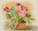 Natuurlijke stilleven met bloemen - Anny Dollschein — weergave van het kunstwerk