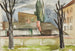 Achtertuin - Anny Dollschein — weergave van het kunstwerk