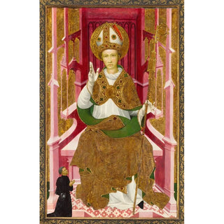 Anonymous - A Bishop Saint with a Donor.webp