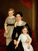 Een familiegezin - Anoniem — weergave van het kunstwerk