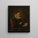 Een geleerde - Anoniem — ingelijst kunstwerk aan de muur