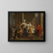 Achille ontdekt tussen de meisjes van Lycomède - Anoniem — ingelijst kunstwerk aan de muur