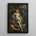 Allegorie van de Tijd bevrijdt het geloof - Anoniem — ingelijst kunstwerk aan de muur