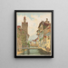 Oude Luzern - Anoniem — ingelijst kunstwerk aan de muur