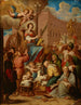 Apothéose van Sint Catharina - Anoniem — weergave van het kunstwerk