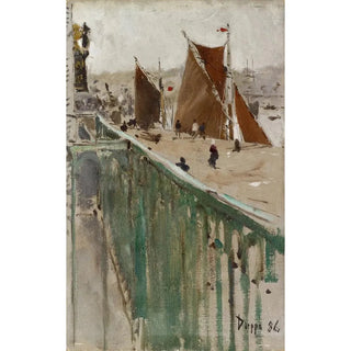 Anonymous - At the Port of Dieppe.webp