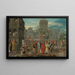 Het Christus voorgesteld aan het volk - Anoniem — ingelijst kunstwerk aan de muur
