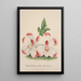 Reproductie van het schilderij Collectie van orchideeën Pl46 - Anoniem