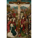 Kruisiging van Christus - Anoniem — weergave van het kunstwerk