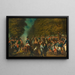 De militaire feest op de Prater op 18 oktober 1814 - Anoniem — ingelijst kunstwerk aan de muur