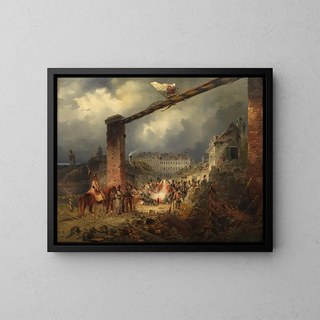 Anonymous - Die Nudorfer Linie nach der Einnahme durch die kaiserlichen Truppen Ende Oktober 1848.webp