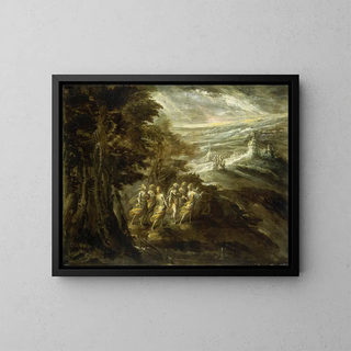 Anonymous - Fantastic Landscape with Figures.webp