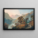 Le pic Fremont - Anoniem — ingelijst kunstwerk aan de muur