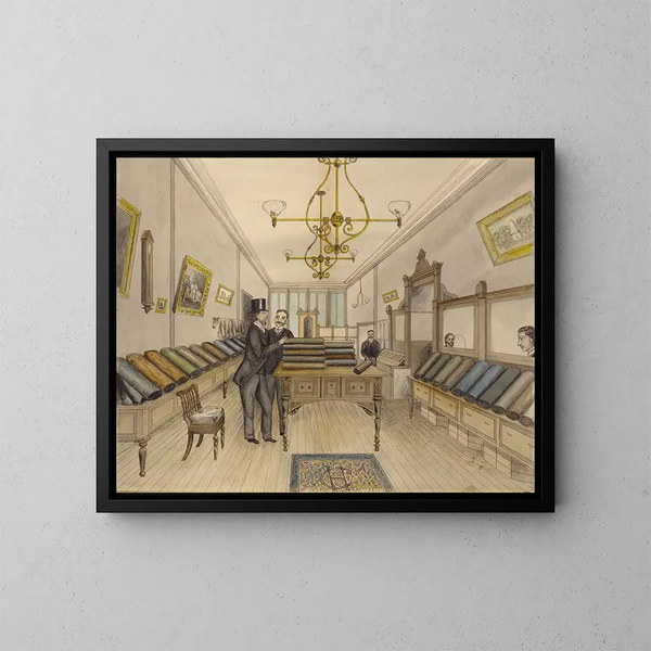 H. Prouse, winkel van coöperanten in New York - Anoniem — ingelijst kunstwerk aan de muur