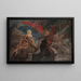 Hélios op het schild Allegorie met de wapens van Trby Woyna en Nacz - Anoniem — ingelijst kunstwerk aan de muur