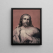 Jezus Christus - Anoniem — ingelijst kunstwerk aan de muur