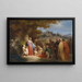 Laissez venir à moi les petits enfants - Anonyme — ingelijst kunstwerk aan de muur