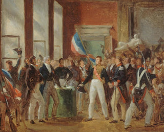 Anonymous - LouisPhilippe prtant serment  lHtel de Ville le 31 juillet 1830.webp