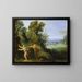 Pan en Syrinx - Anoniem — ingelijst kunstwerk aan de muur