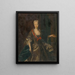Portret van de aartshertogin - Anoniem — ingelijst kunstwerk aan de muur