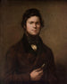 Portret van een beeldhouwer - Anoniem — weergave van het kunstwerk