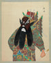 Portret van een personage uit de Peking Opera 11 - Anoniem — weergave van het kunstwerk