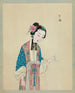 Portret van een personage uit de Peking Opera 3 - Anoniem — weergave van het kunstwerk