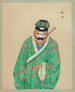 Portret van een personage uit de Peking Opera 7 - Anoniem — weergave van het kunstwerk