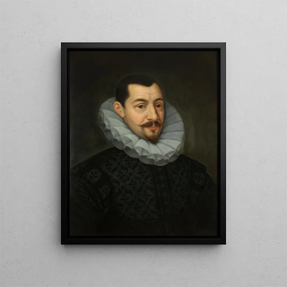 Portret van Nicolas de Sweert - Anoniem — ingelijst kunstwerk aan de muur