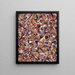 Model Quilt Top Crazy - Anoniem — ingelijst kunstwerk aan de muur