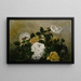 Rozen, fantasie stilleven, stilleven met rozen - Anoniem — ingelijst kunstwerk aan de muur