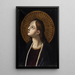 Saint - Anoniem — ingelijst kunstwerk aan de muur