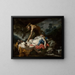 Satyr en nimfen - Anoniem — ingelijst kunstwerk aan de muur