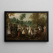 Preek van Johannes - Anoniem — ingelijst kunstwerk aan de muur