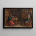 Sint Paulus bij de heiligen Aquila en Priscilla - Anoniem — ingelijst kunstwerk aan de muur
