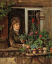 L'amant des fleurs - Anoniem — weergave van het kunstwerk