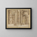 L'intérieur de Saint-Pierre à Rome - Anoniem — ingelijst kunstwerk aan de muur