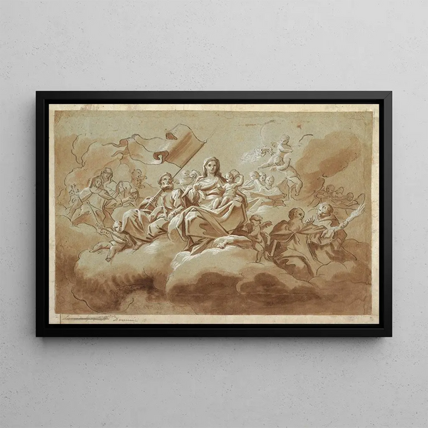 Anonymous - The Virgin and Child Surrounded by Saints.webp