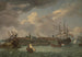 L'île d'Onrust près de Batavia - Anoniem — weergave van het kunstwerk