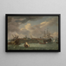 L'île d'Onrust près de Batavia - Anoniem — ingelijst kunstwerk aan de muur