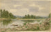 Uitzicht op een rivier - Anoniem — weergave van het kunstwerk