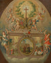 Image votive d'une confrérie religieuse Confrérie François-Xavier de l'église de Lichtenthal Vienne IX - Anonyme — artwork view